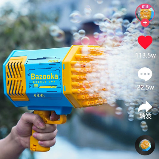 Bazooka de Burbujas de 69 Hoyos - Colores a Elegir